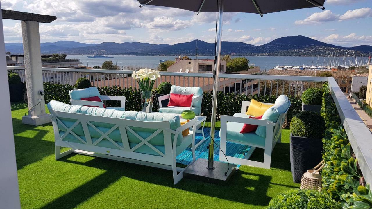 شقة Saint Tropez Sea View Penthouse المظهر الخارجي الصورة