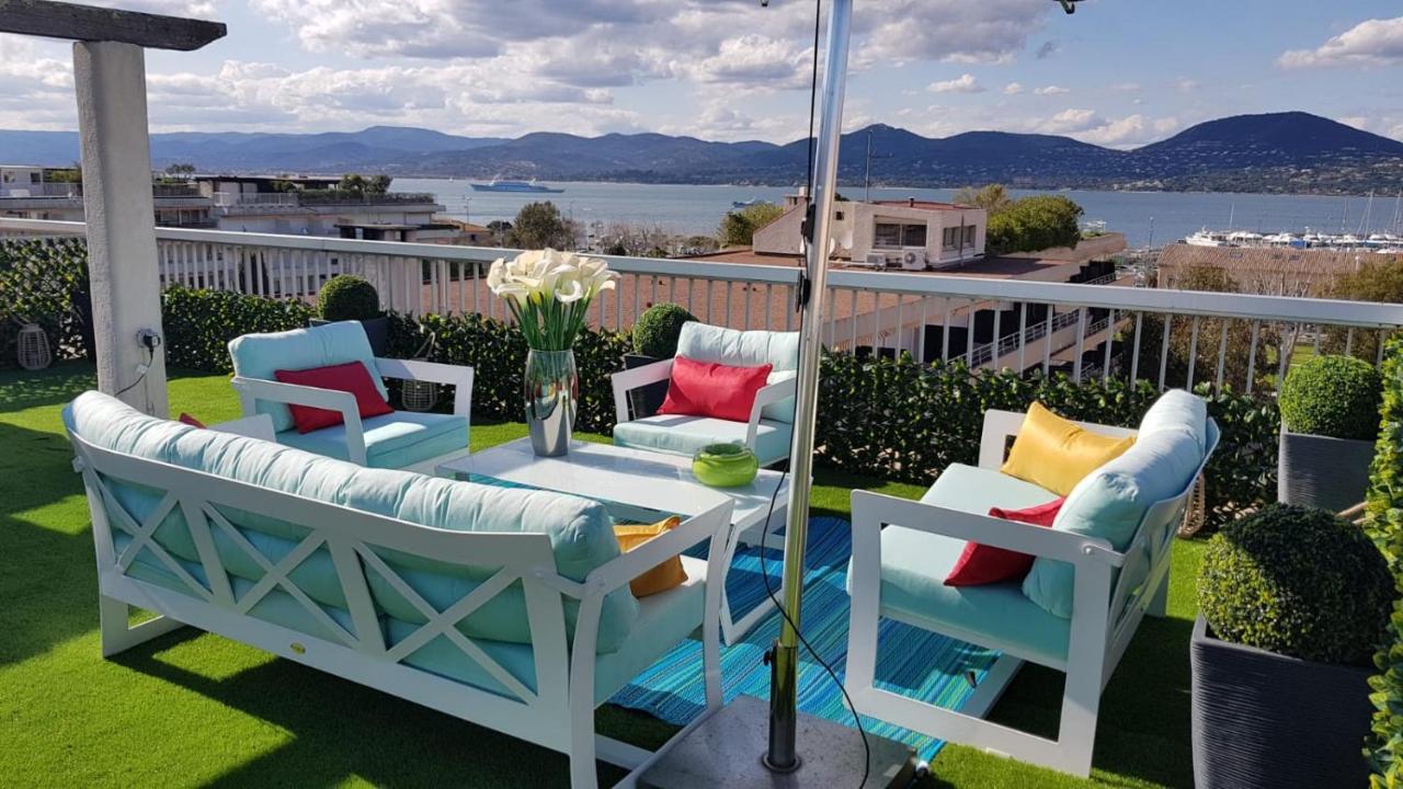 شقة Saint Tropez Sea View Penthouse المظهر الخارجي الصورة
